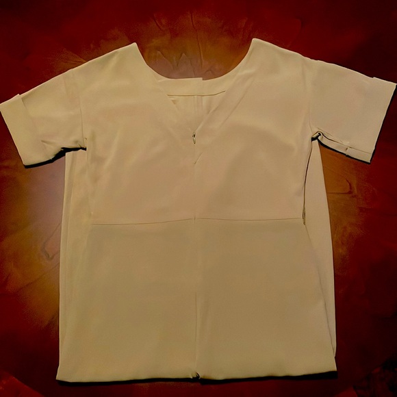 Everlane Japanese GoWeave Short-Sleeve Wide Leg Jumpsuit - Picture 2 of 4